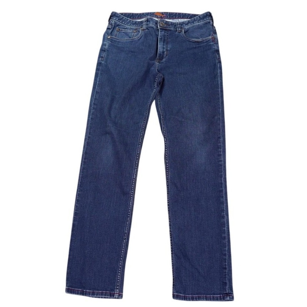 Tommy Bahama‎ Jeans Men 33x32 Blue Straight Leg Stretch Denim Casual Comfort